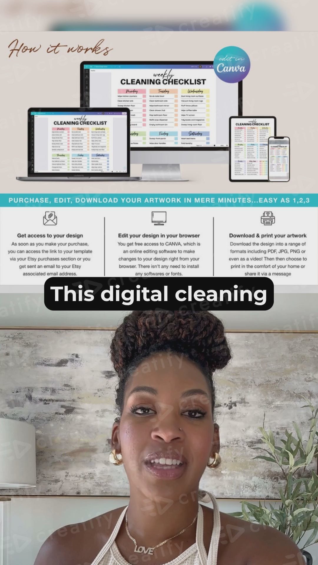 Load video: Digital Cleaning &amp; Declutter Planner _ Easy-to-Use Schedules &amp; Checklists final result.mp4__PID:b25f385f-a2e4-4af3-bdd8-a402cc3ebfca